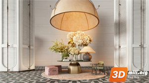 Lobby Decoration Skp Files 